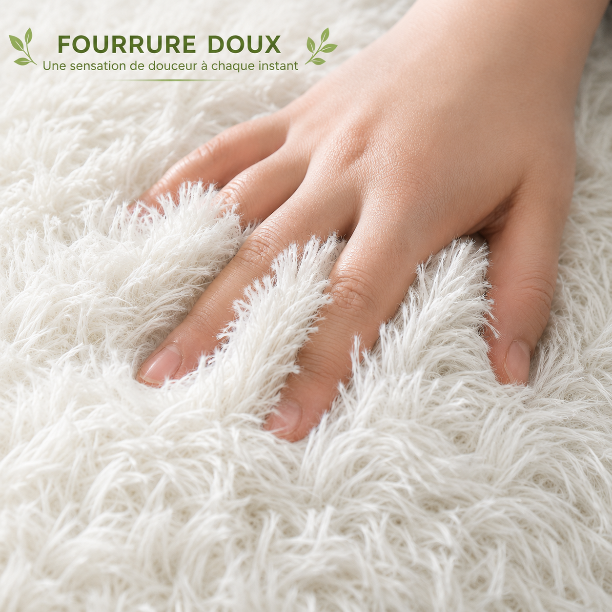 Tapis fourrure doux