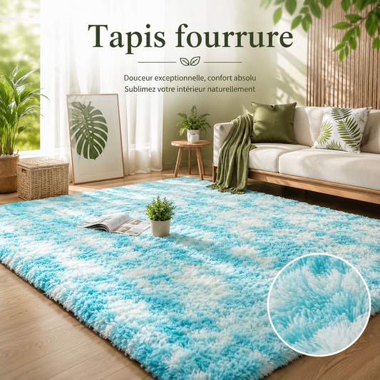 Tapis fourrure doux