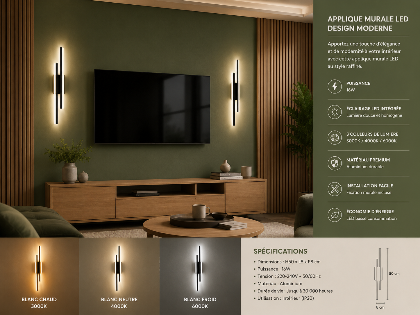 Applique Murale LED