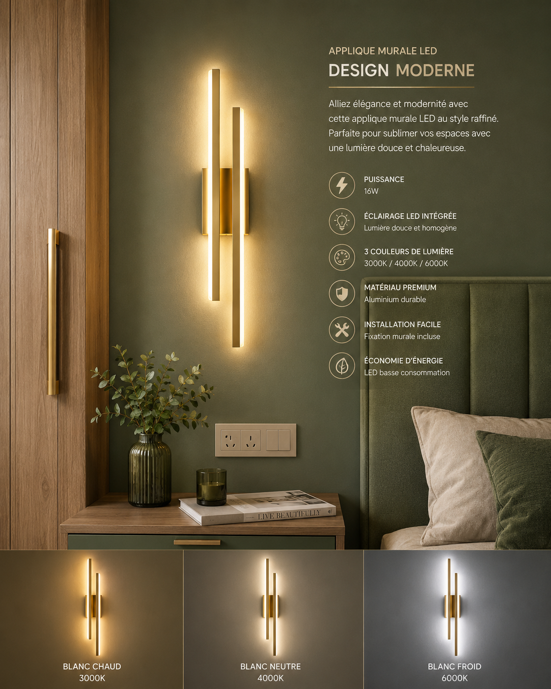 Applique Murale LED
