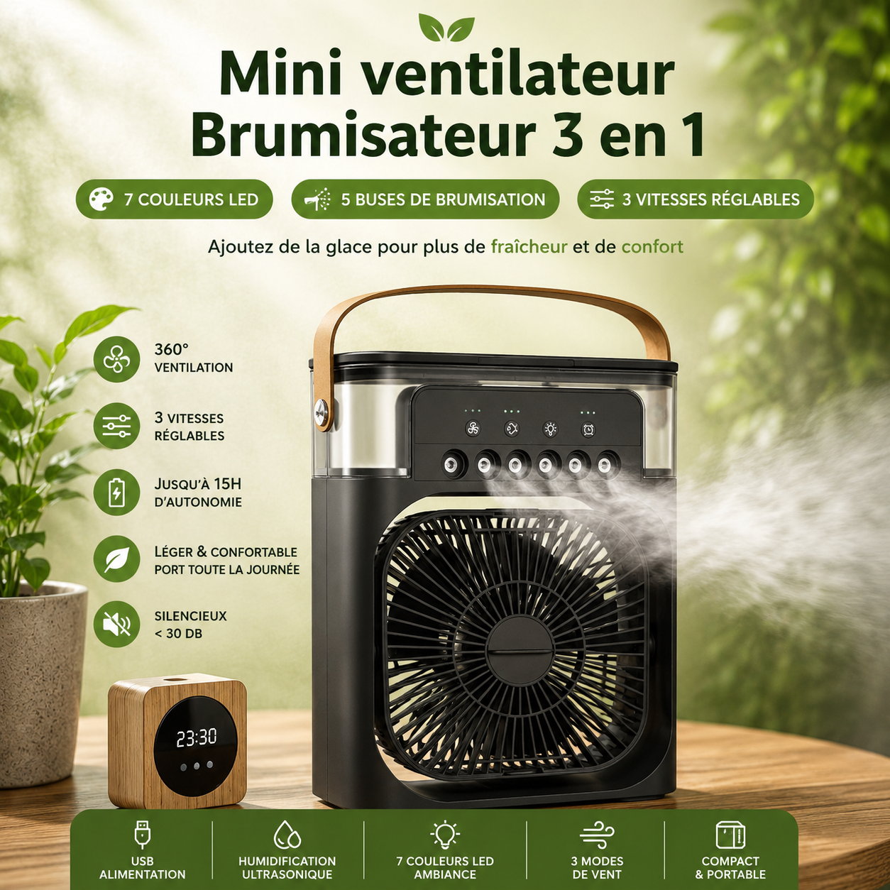 Climatiseur Brumisateur Portable