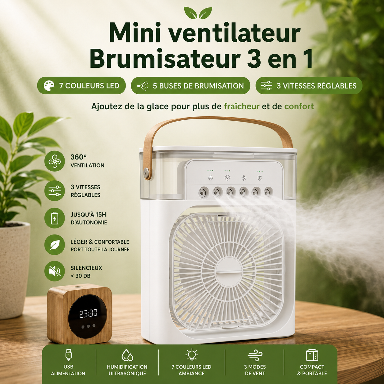 Climatiseur Brumisateur Portable