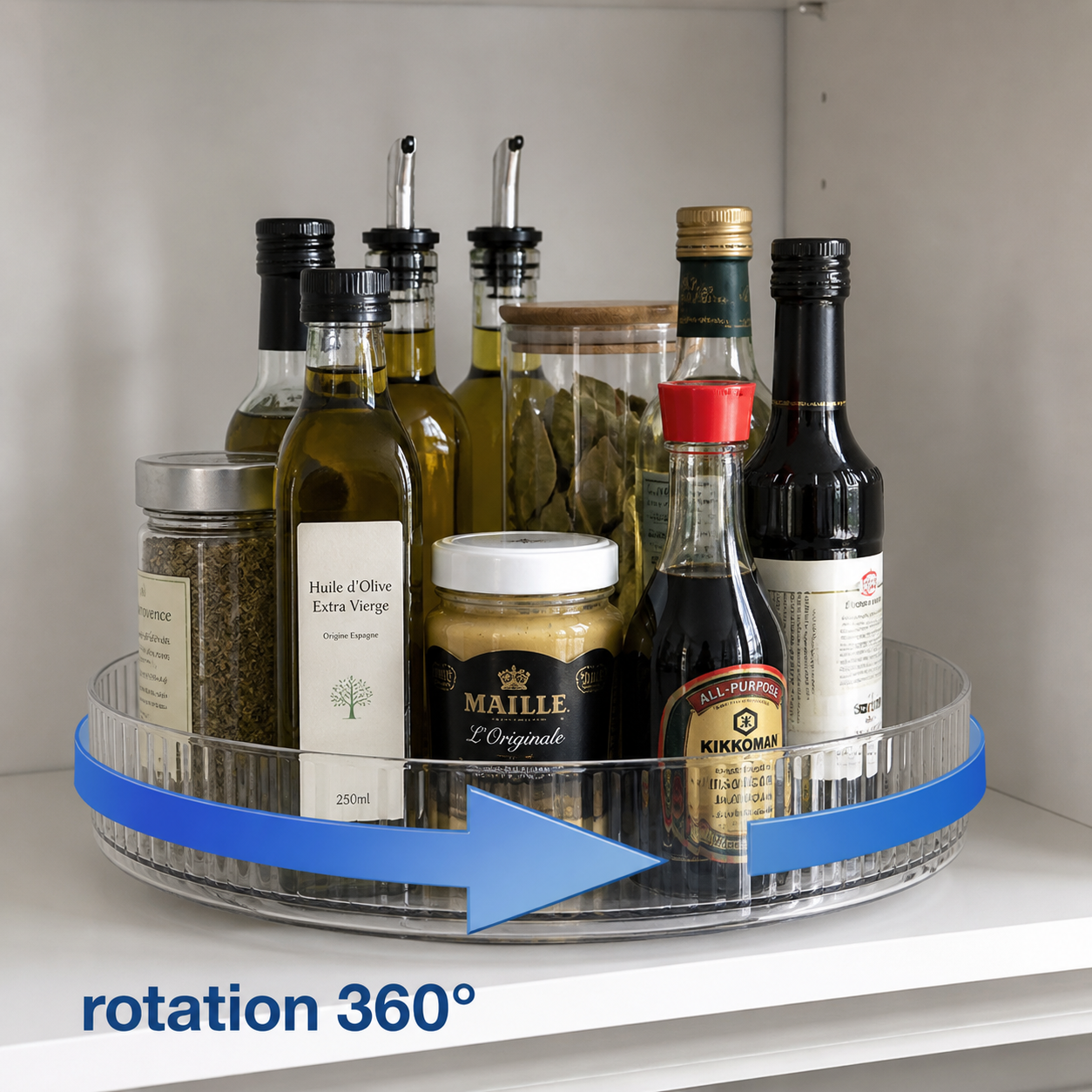 Plateau Tournant 360° pour Réfrigérateur et Cuisine
