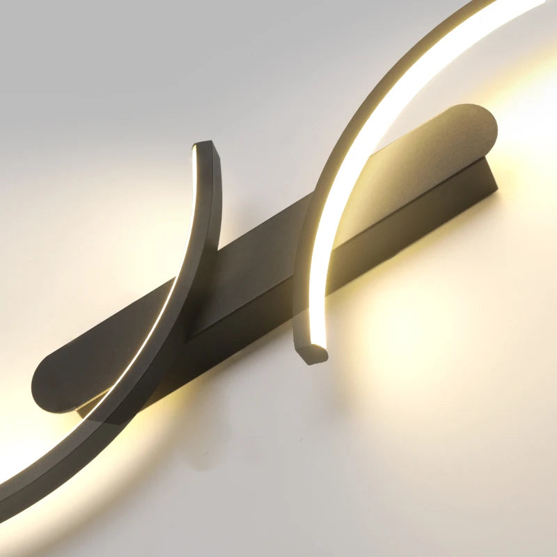 Wall Lamp LED C Shape Minimalist Wall Sconce Modern Simple for Home Decor Perfect Lighting Living Room Bedroom Hallway Office