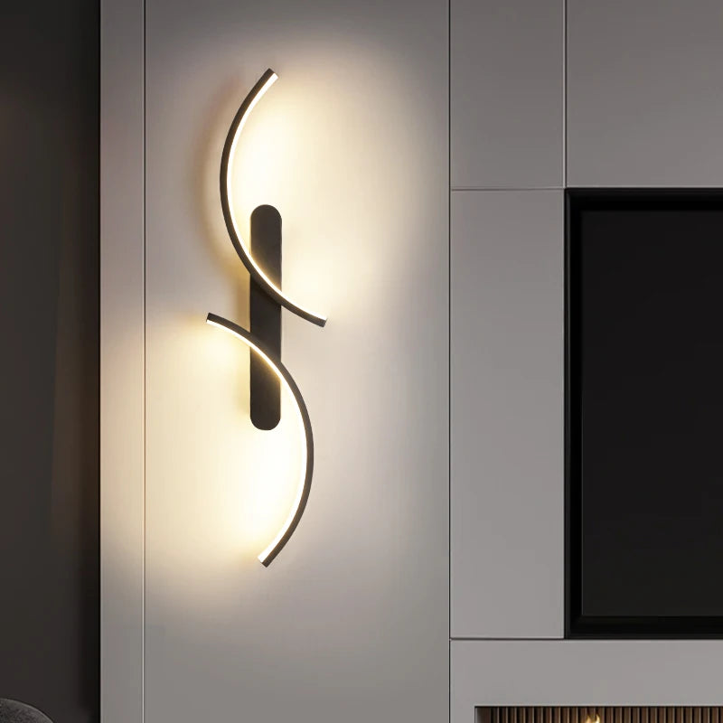 Wall Lamp LED C Shape Minimalist Wall Sconce Modern Simple for Home Decor Perfect Lighting Living Room Bedroom Hallway Office