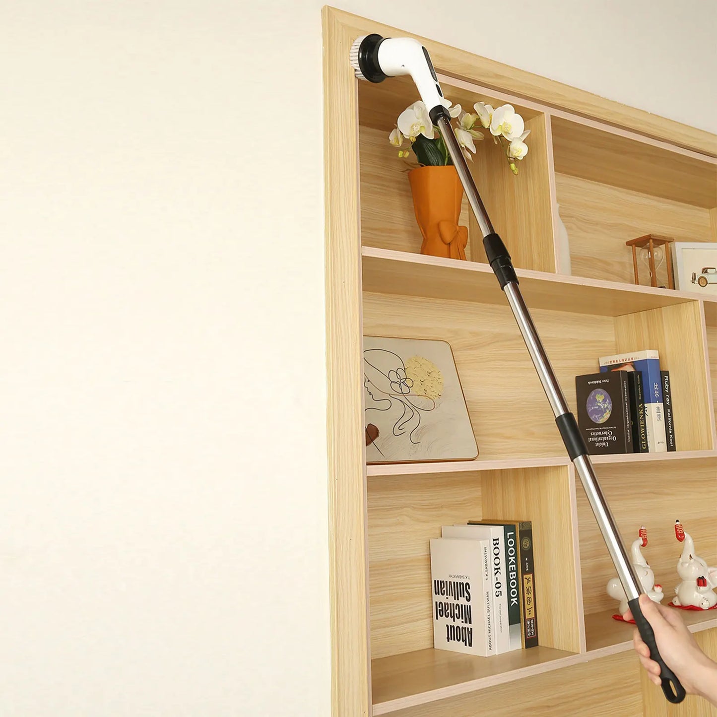 Electric cleaning brush 9 in 1 2000 mAh, Cleaning tool for Living Room, bathroom and kitchen